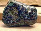 Azurite fused with Malachite