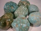 Large Polished Carico Lake Turquoise Nuggets