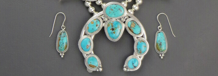 turquoise jewelry set