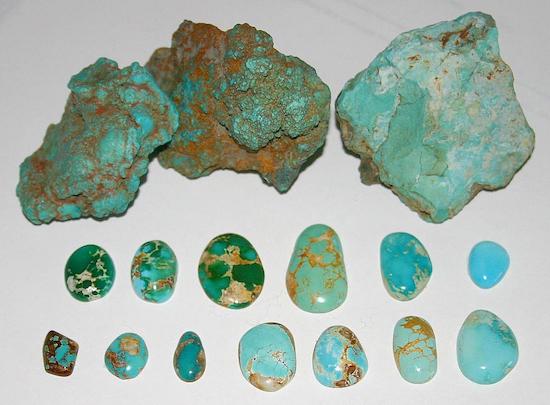 Various Turquoise Colors
